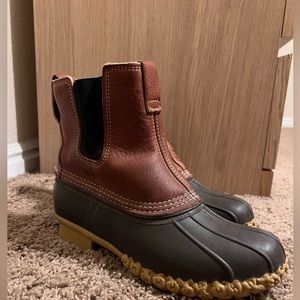 Mens LL bean slip on bean boot duck shoe